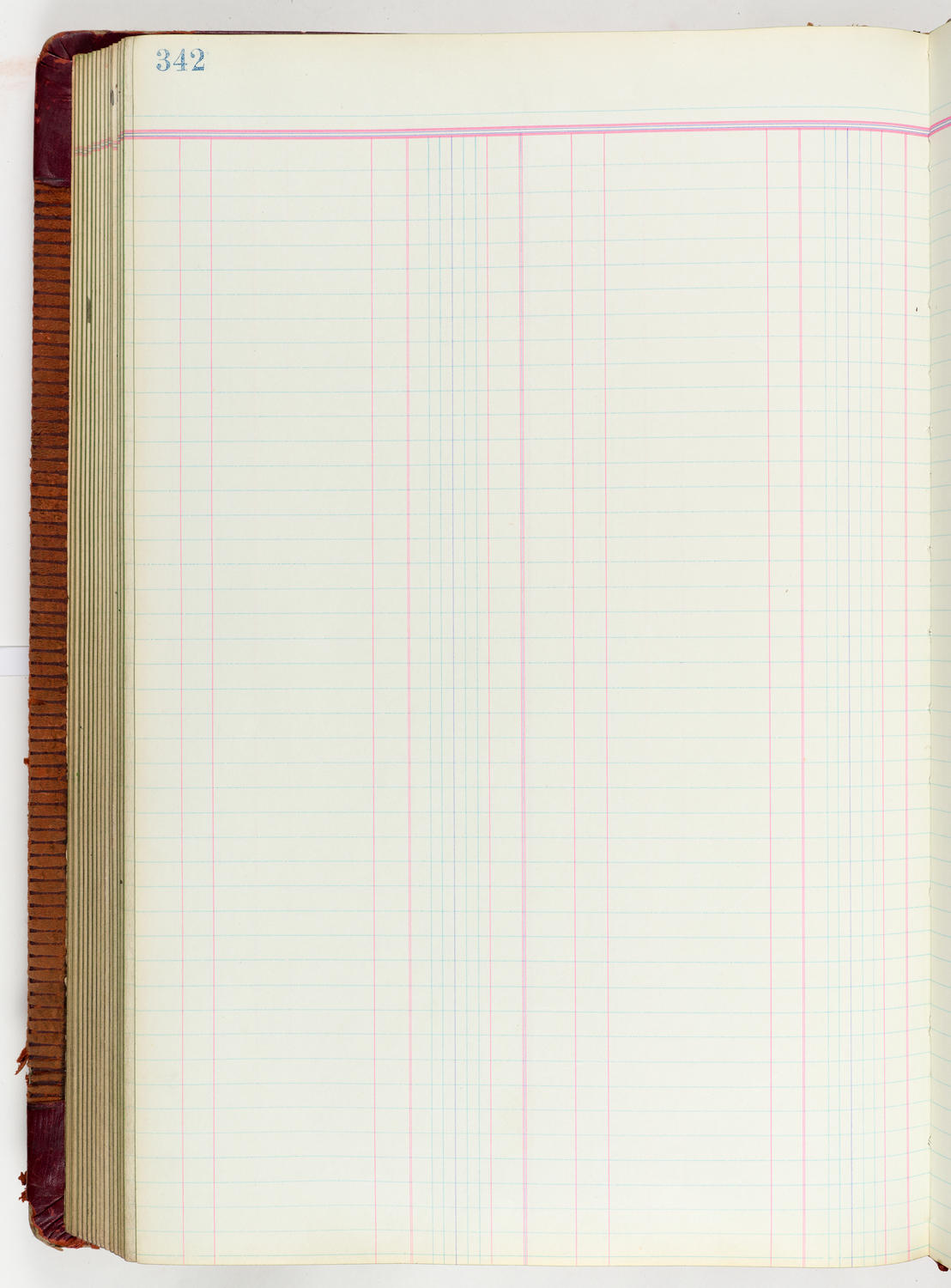 Music Hall Accounting Ledger Journal, volume 6, page 342