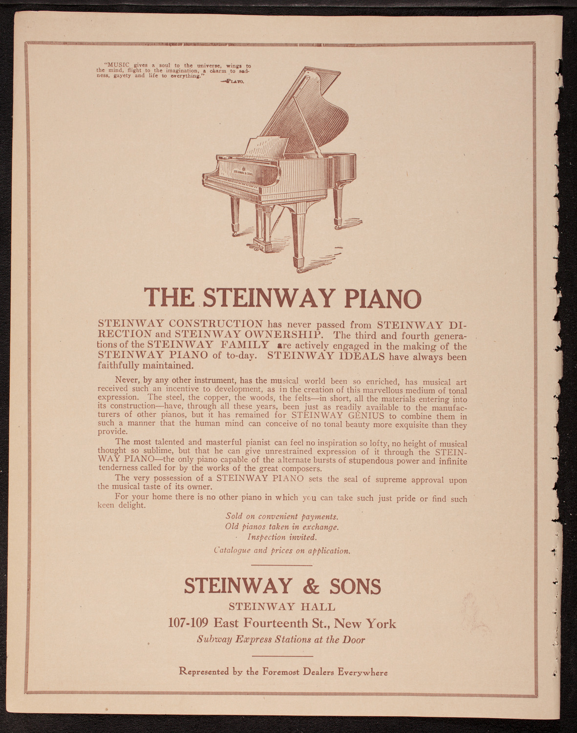The Famous Palestine Music Ensemble "Zimro", November 1, 1919, program page 4