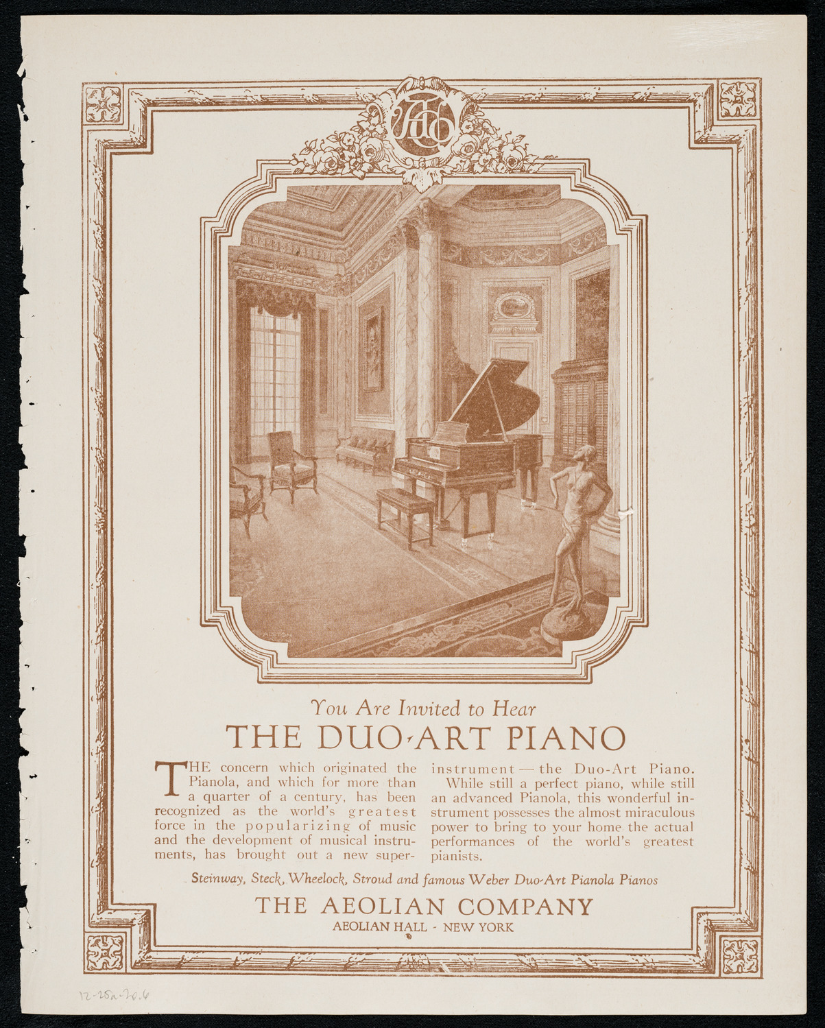 National Symphony Orchestra, December 25, 1920, program page 11