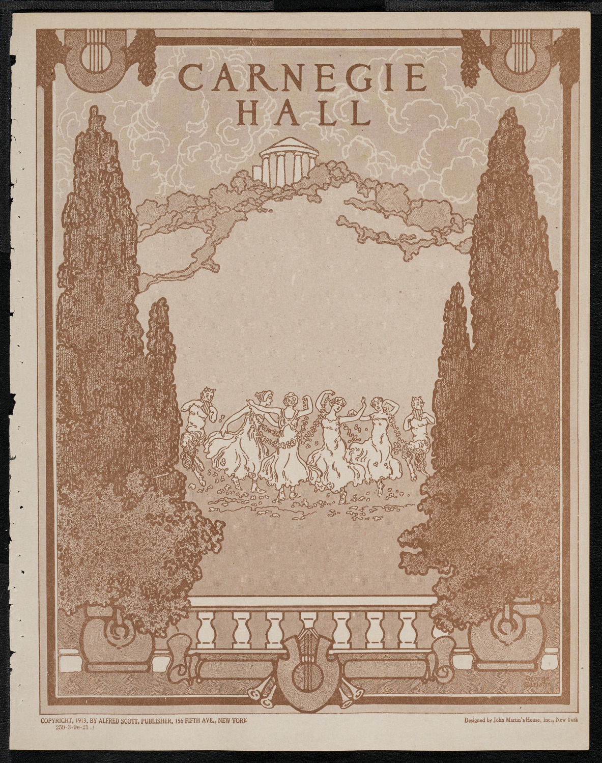 National Symphony Orchestra, March 9, 1921, program page 1