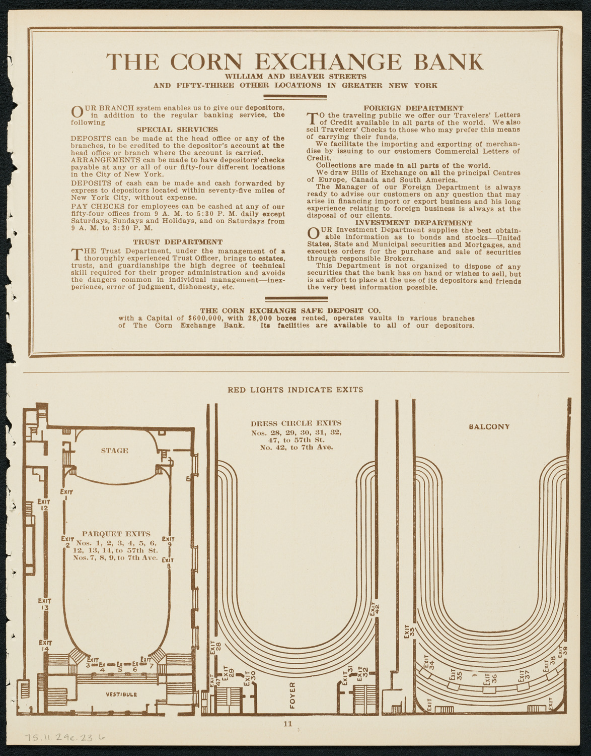 Boston Symphony Orchestra, November 29, 1923, program page 11