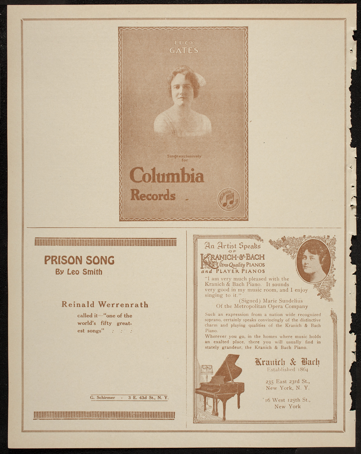 Sascha Culbertson, Violin, March 8, 1920, program page 6