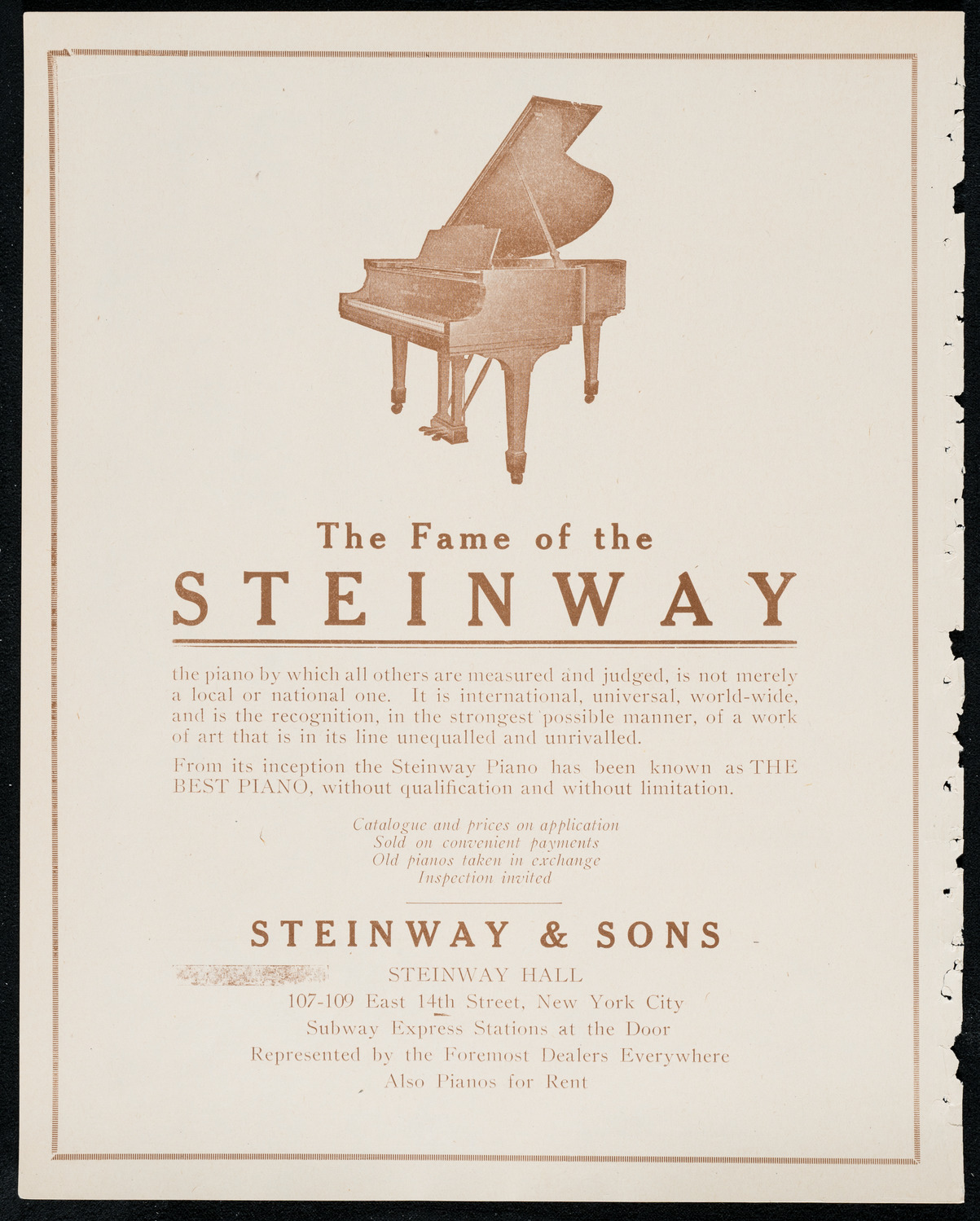 Mischa Levitzki, Piano, December 15, 1920, program page 4