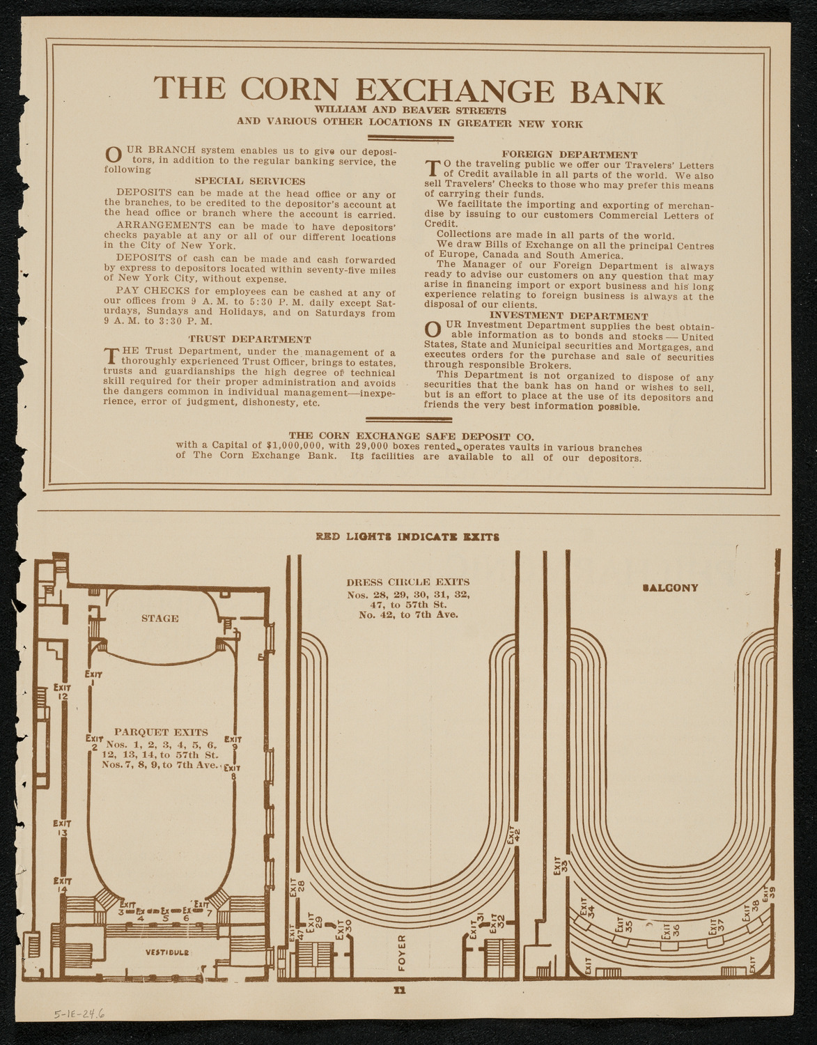 Graduation: New York School of Chiropractic, May 1, 1924, program page 11