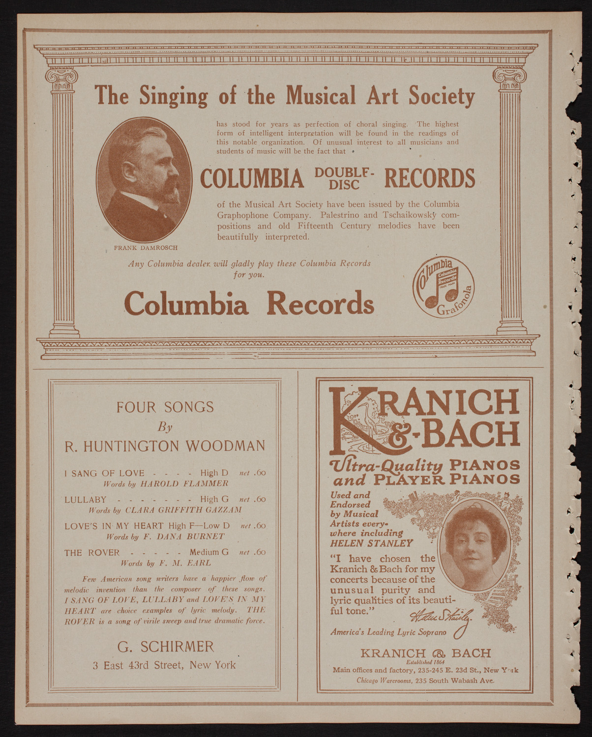 Oratorio Society of New York, March 28, 1918, program page 6