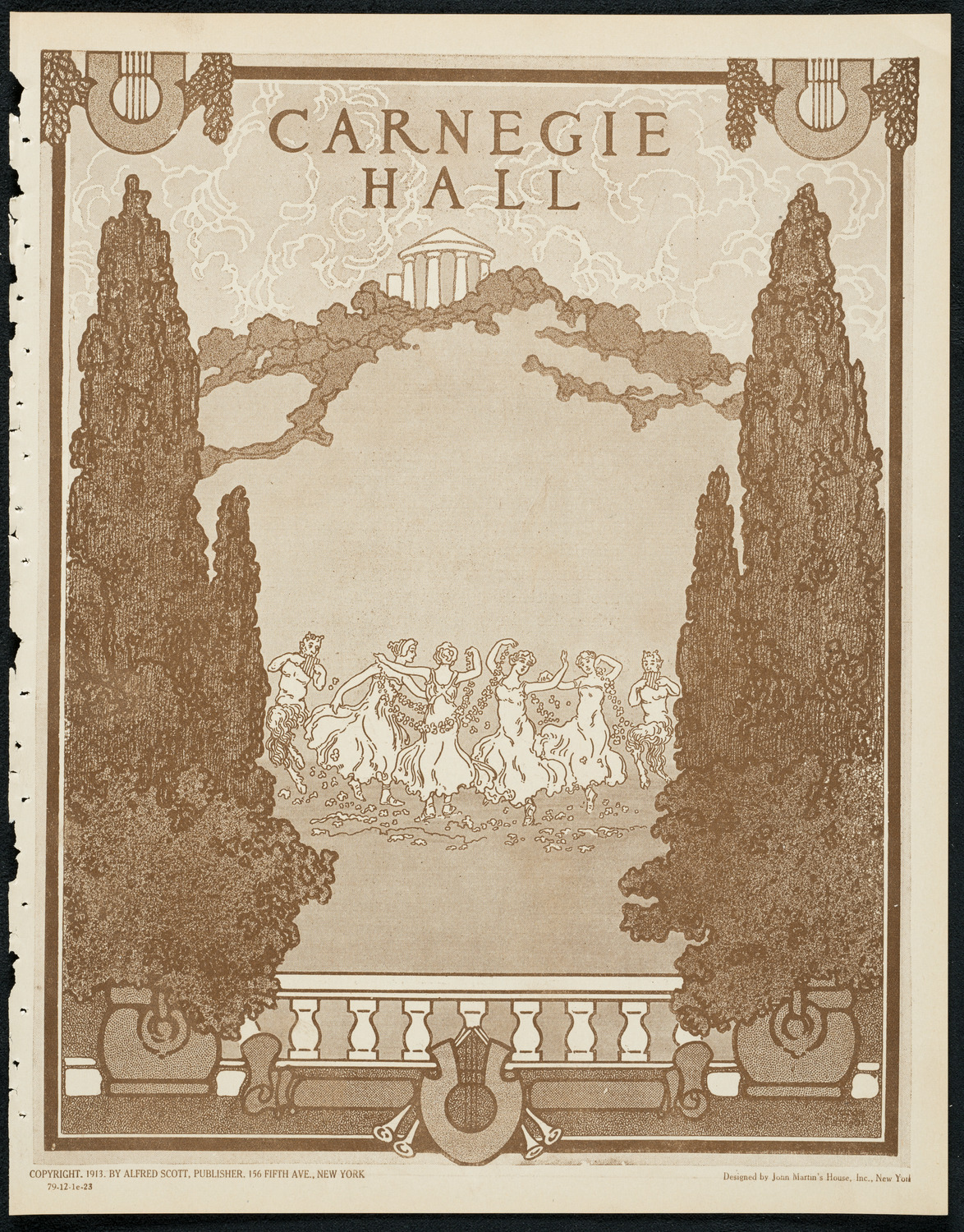 New York Philharmonic, December 1, 1923, program page 1