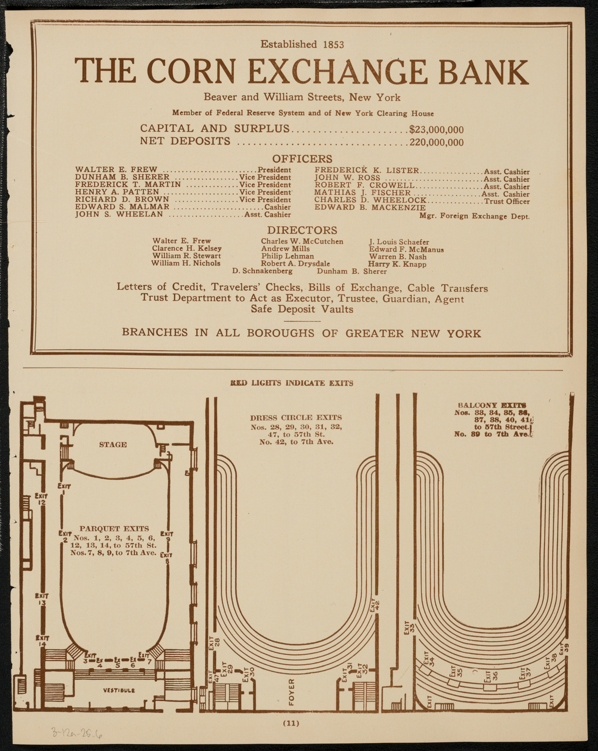 New York Symphony Orchestra, March 12, 1925, program page 11