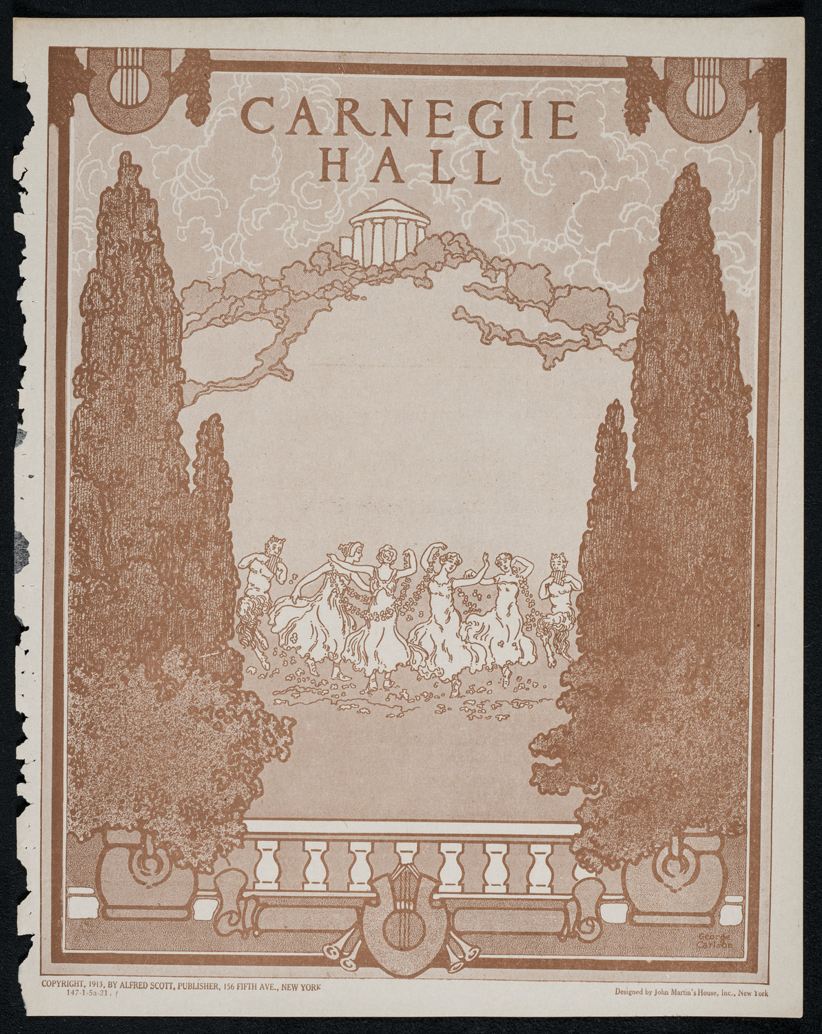 Philadelphia Orchestra, January 5, 1921, program page 1