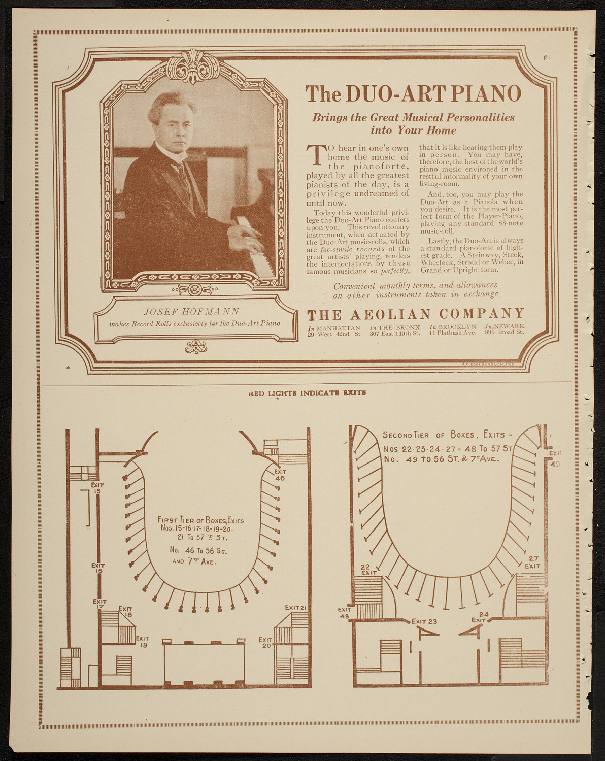 Lecture by Sir Oliver Lodge, February 9, 1920, program page 10