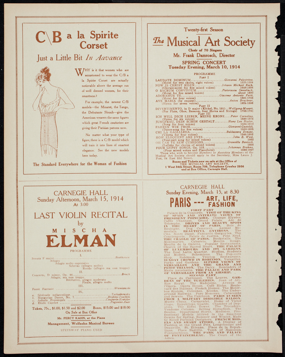 Newman Traveltalks: London -- Today, March 8, 1914, program page 8