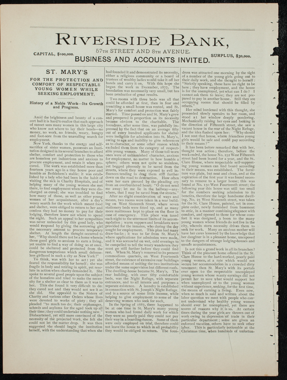 Cappa's Seventh Regiment Band, January 14, 1892, program page 8
