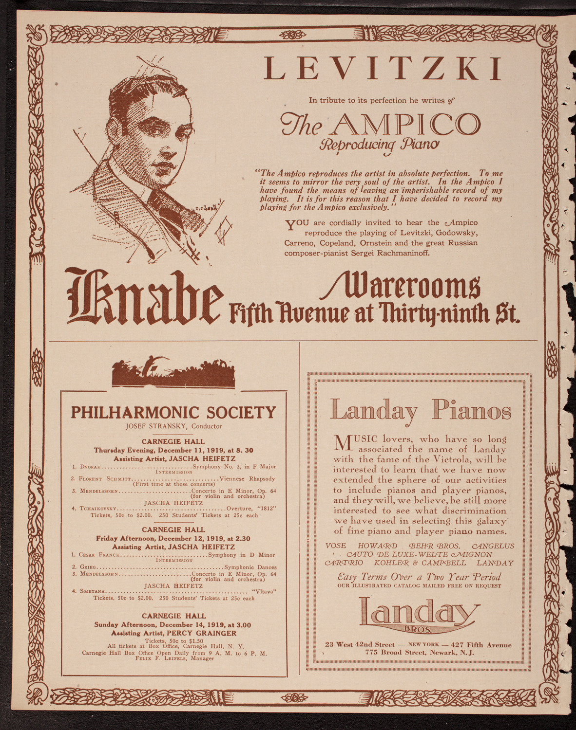 Newman Traveltalks: Poland Restored, December 8, 1919, program page 12