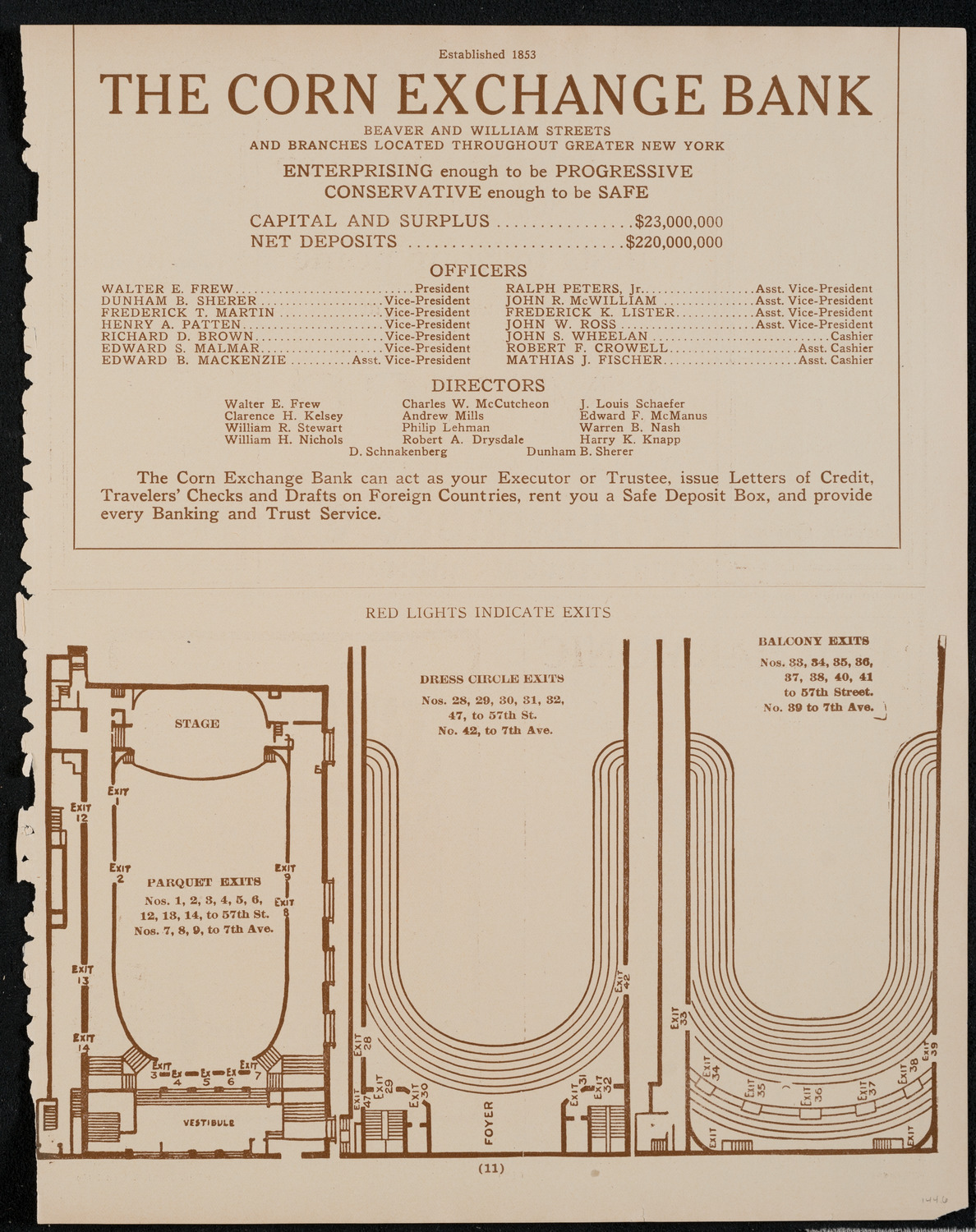 Maria Theresa, December 28, 1925, program page 11