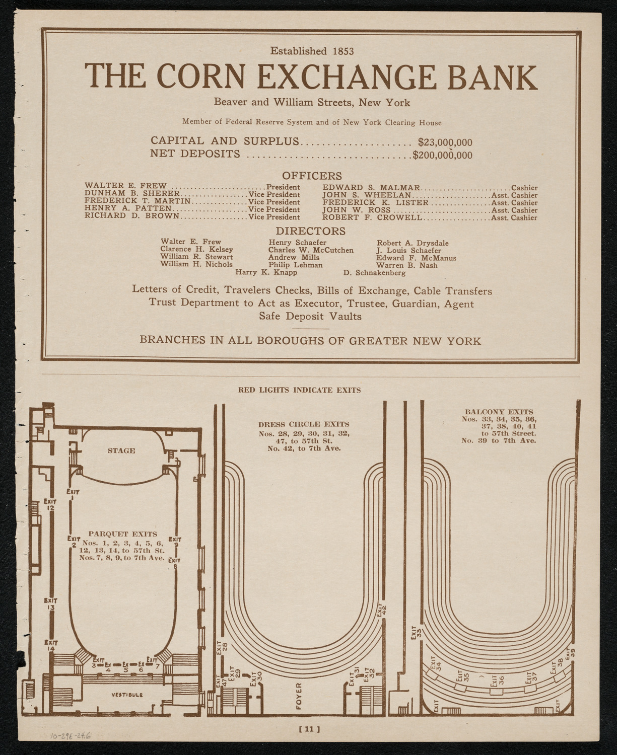 New York Philharmonic Students' Concert, October 29, 1924, program page 11