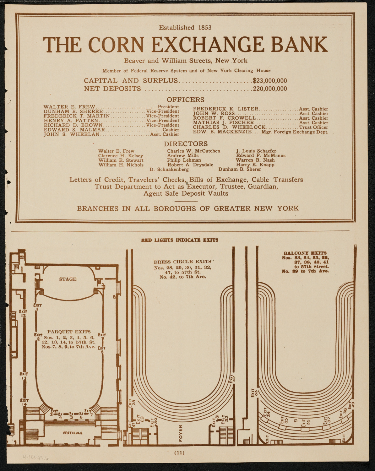 Harvard Glee Club, April 18, 1925, program page 11