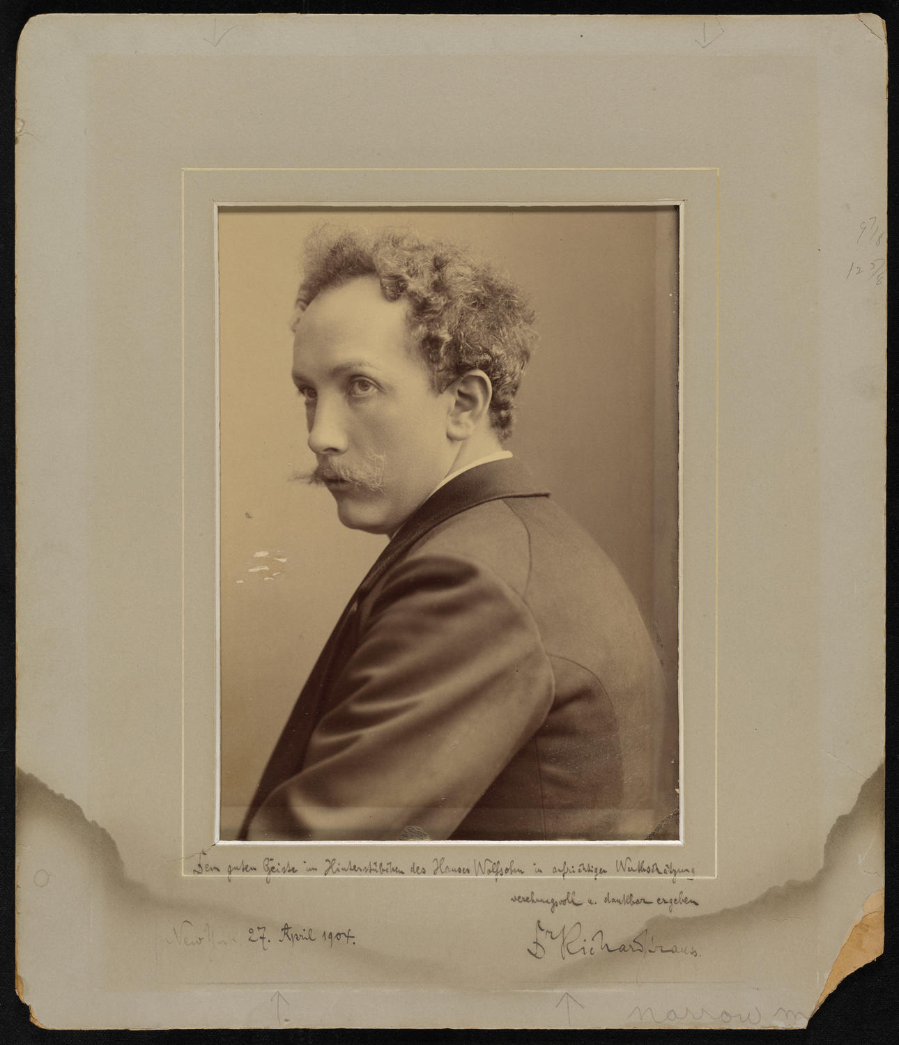 Richard Strauss, April 27, 1904