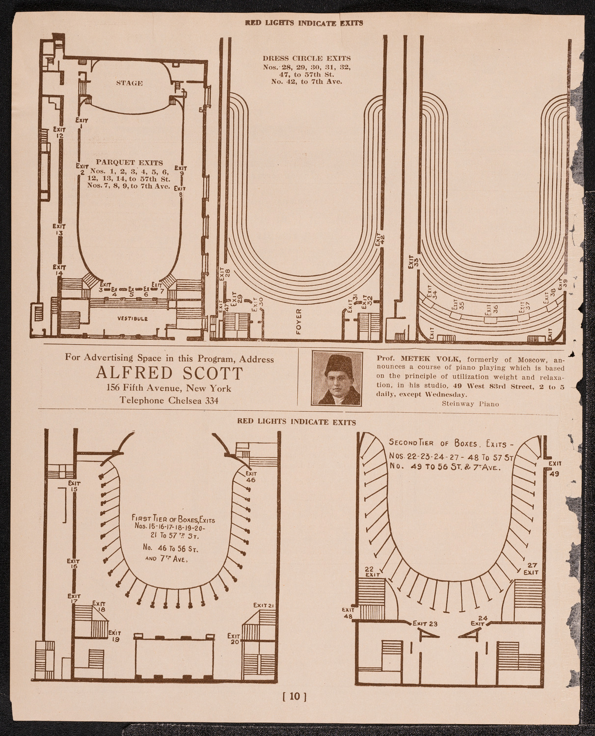 Philadelphia Orchestra, December 20, 1921, program page 10