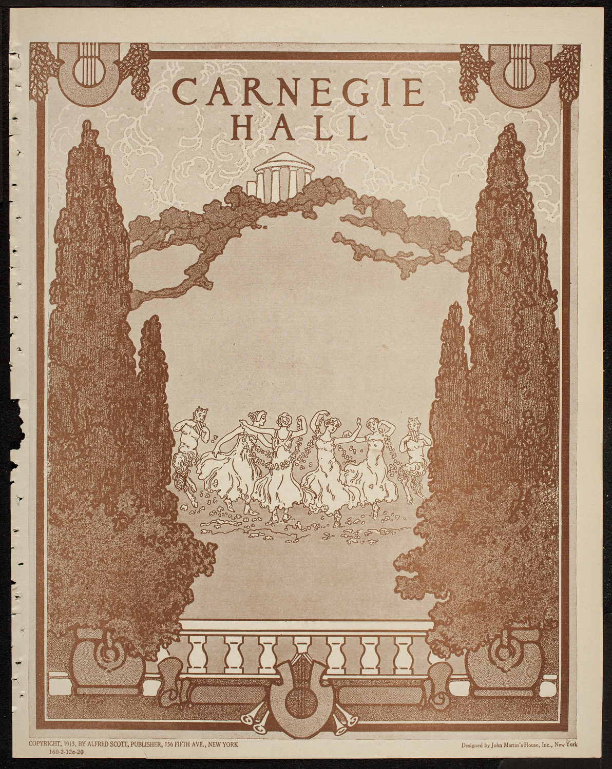 New York Philharmonic, February 12, 1920, program page 1