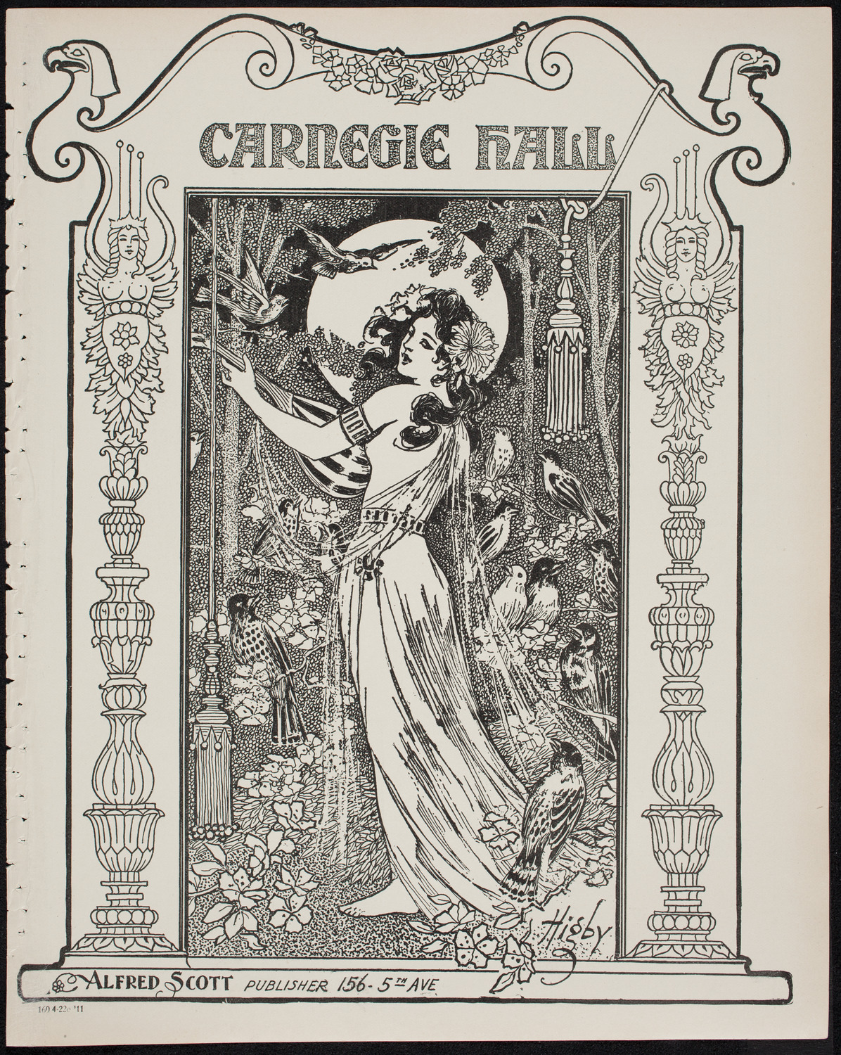 Shakespeare Birthday Festival: The Ben Greet Players and The Volpe Symphony Orchestra, April 22, 1911, program page 1