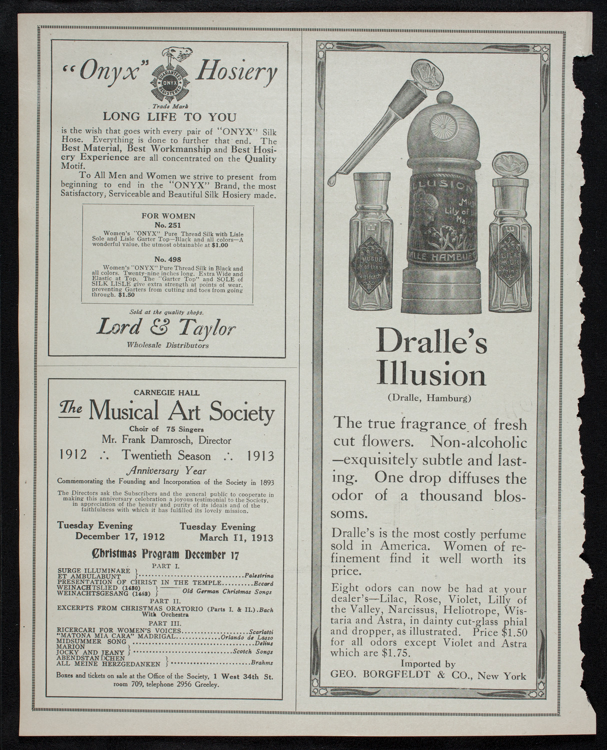R.G. Knowles Travel Studies: India, December 2, 1912, program page 8