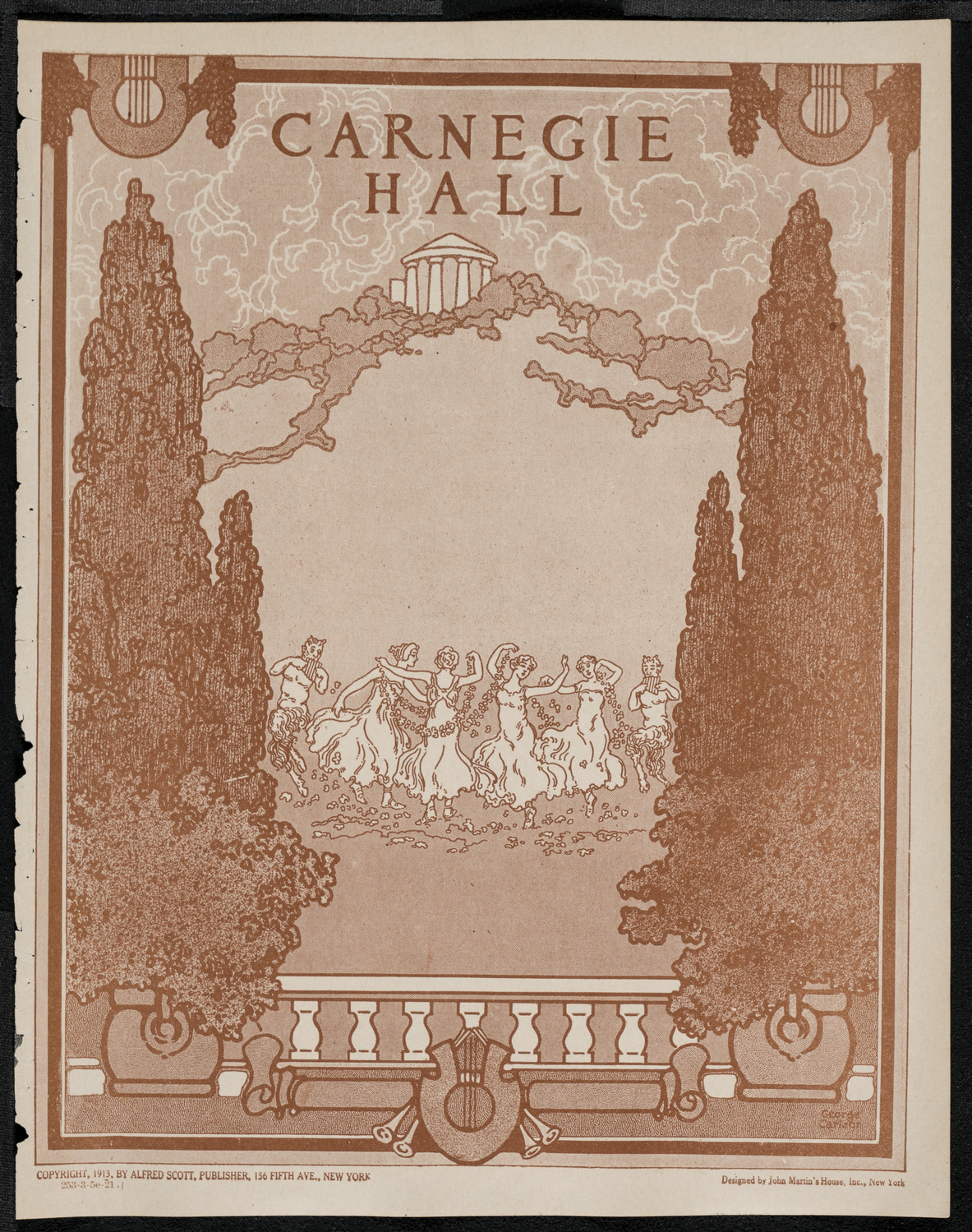 New York Philharmonic, March 5, 1921, program page 1