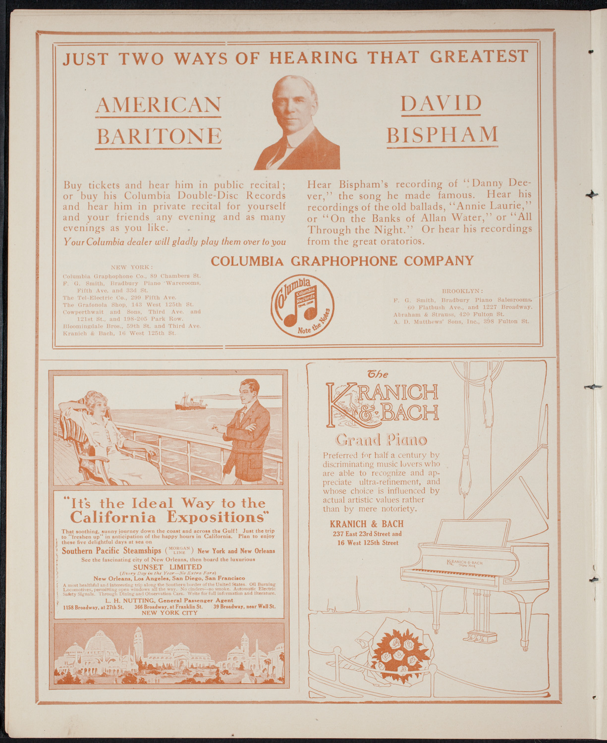 Meeting: The Humanitarian Cult, May 19, 1915, program page 6