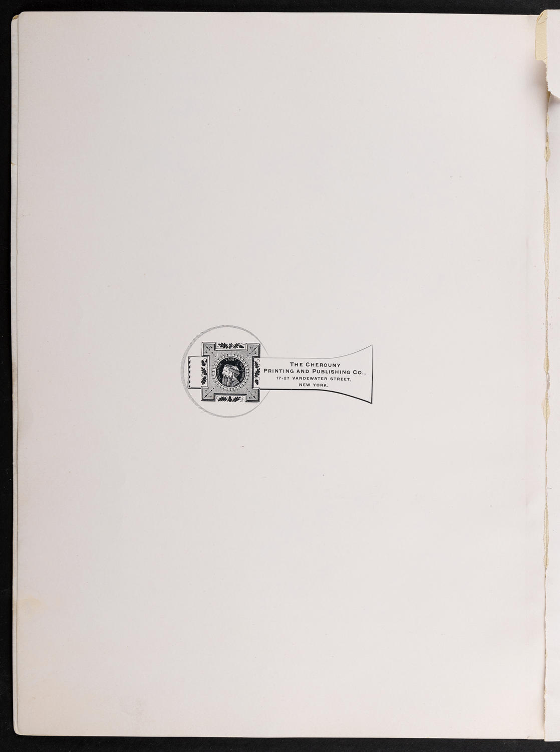 Opening Week Music Festival: Opening Night of Carnegie Hall, May 5, 1891, souvenir program page 4