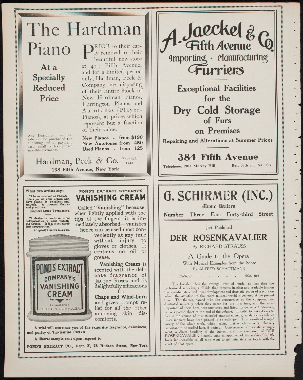 The Civic Forum, April 28, 1911, program page 8