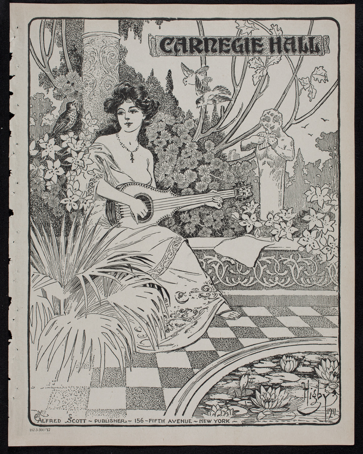 Brahms Festival: New York Symphony Orchestra and Oratorio Society of New York, March 30, 1912, program page 1