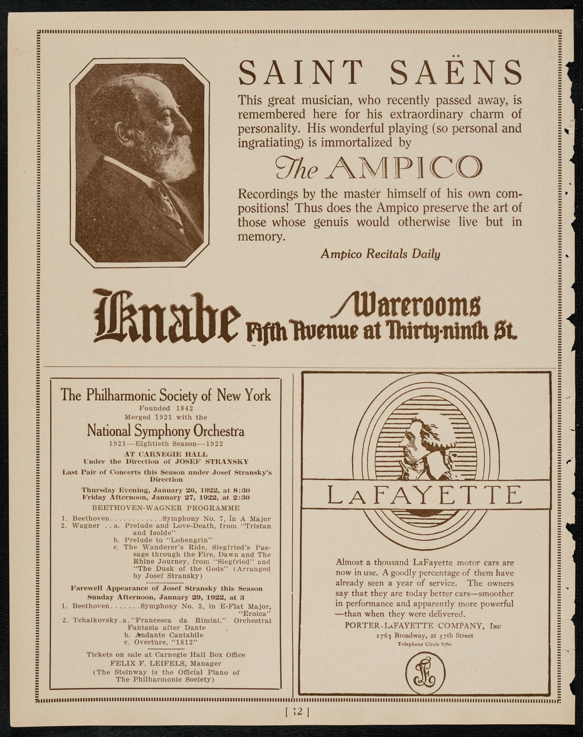 Burton Holmes Travelogue: Inspecting the Philippines, January 22, 1922, program page 12