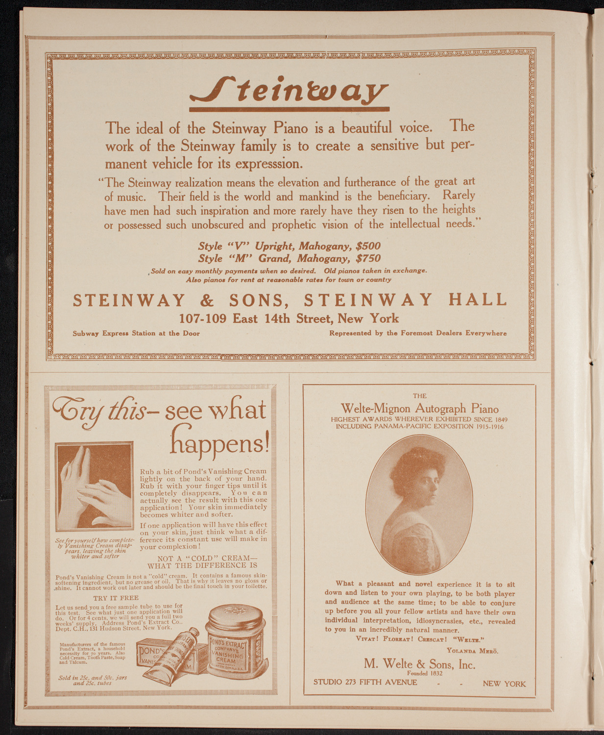 Intercollegiate Glee Club Contest, March 4, 1916, program page 4