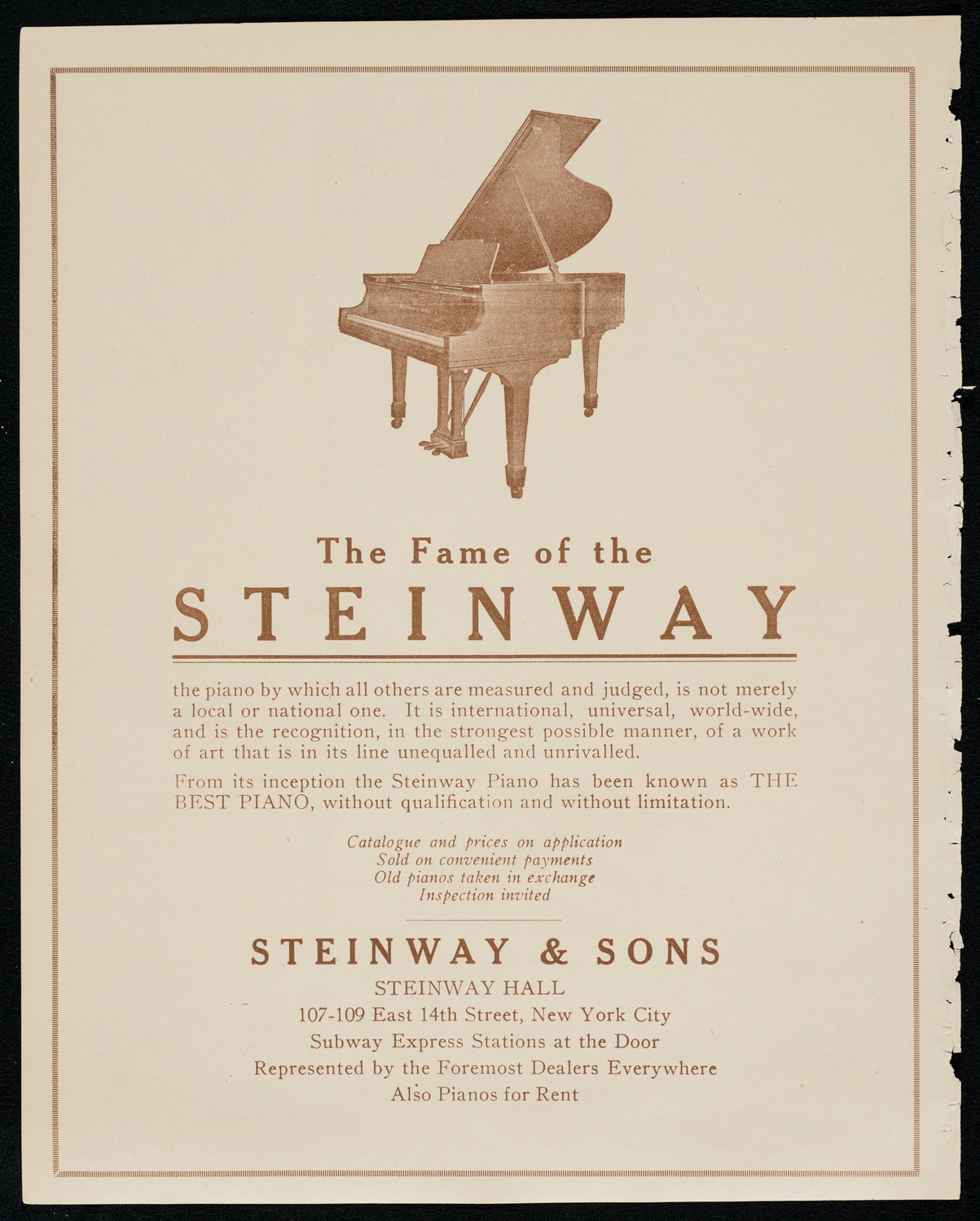William Robyn, Tenor, November 13, 1920, program page 4