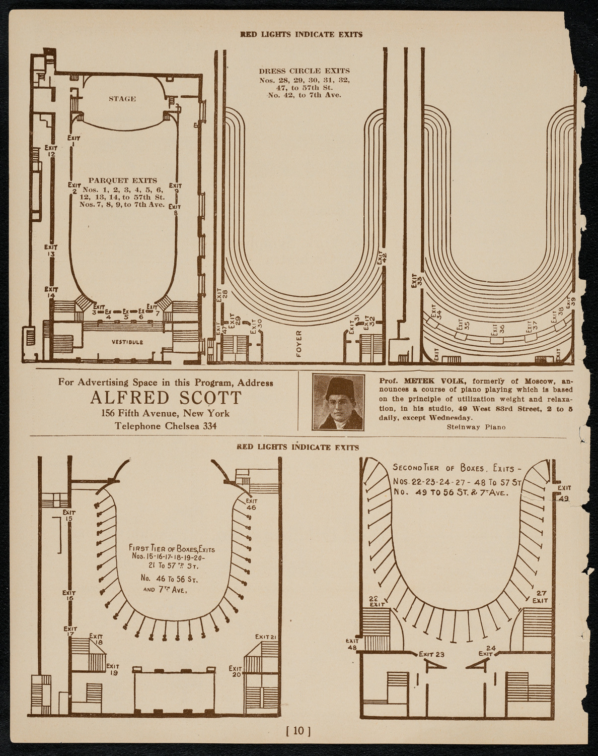 Cleveland Orchestra, January 24, 1922, program page 10