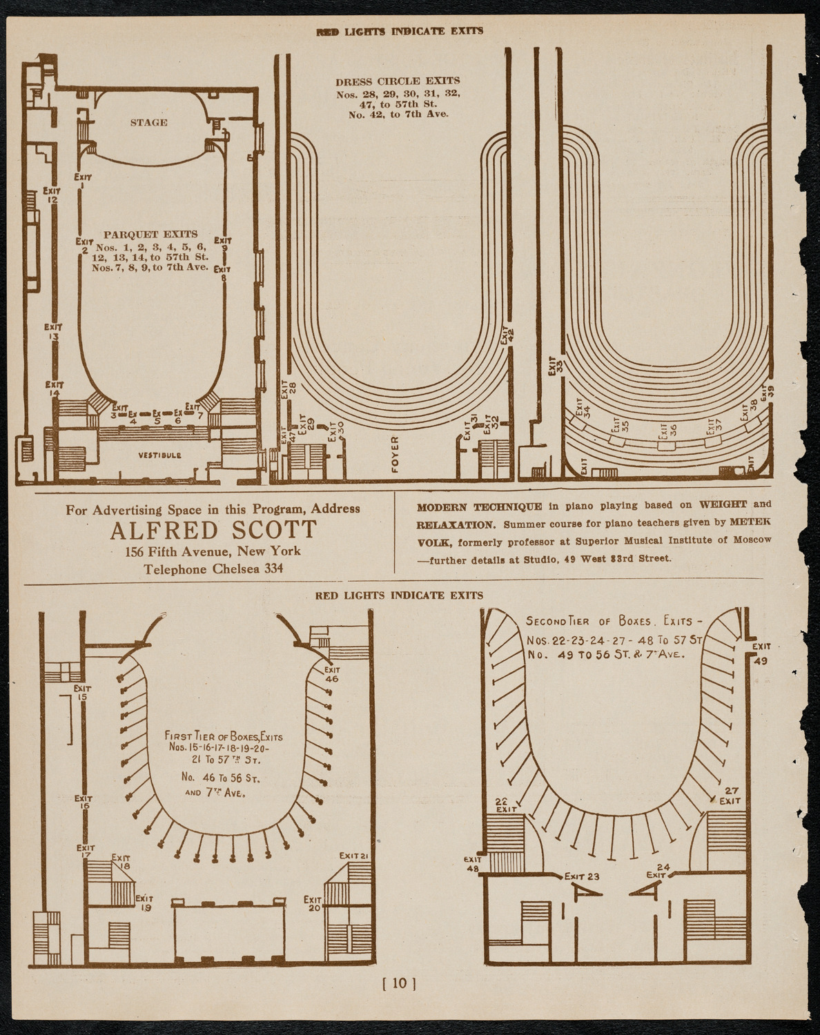 New York Philharmonic, March 26, 1922, program page 10