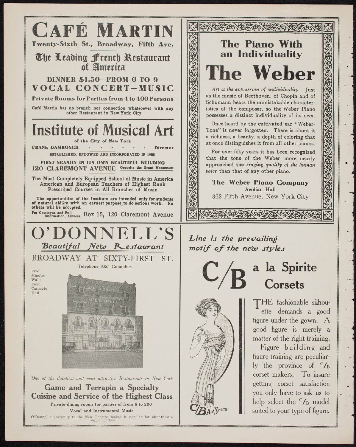 Farnsworth's Travel Talks, March 19, 1911, program page 6