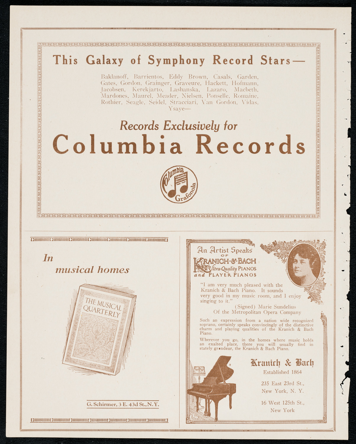 New York Symphony Orchestra, December 10, 1920, program page 6