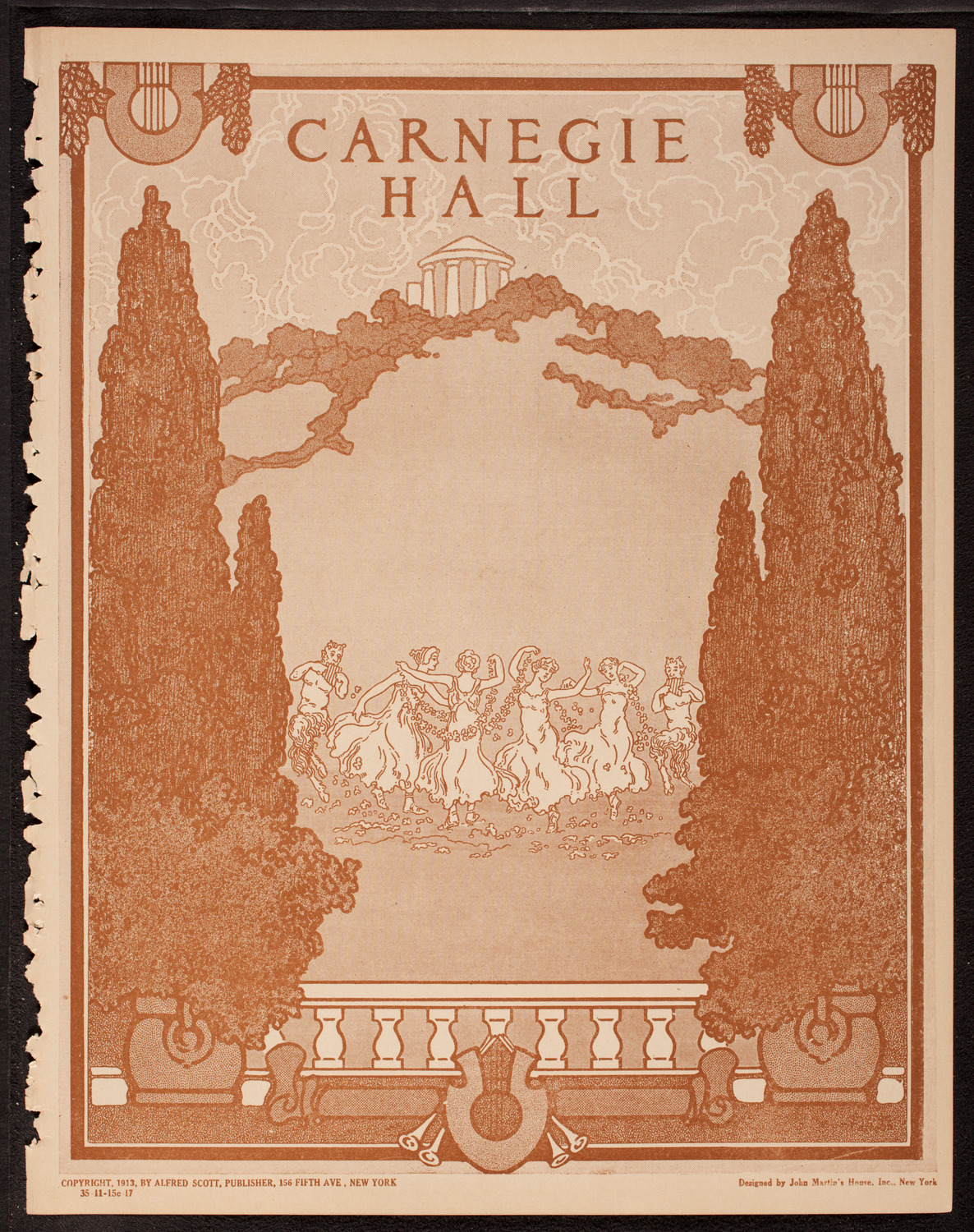 New York Philharmonic, November 15, 1917, program page 1