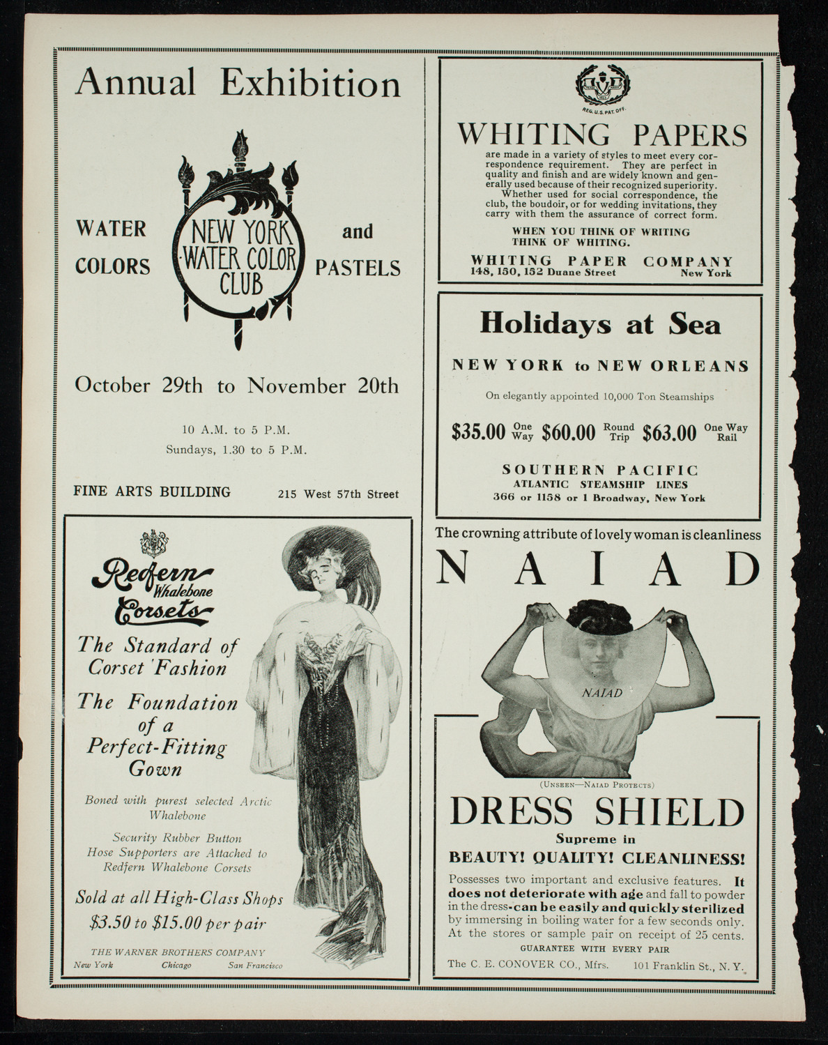 New York Philharmonic, November 1, 1910, program page 2