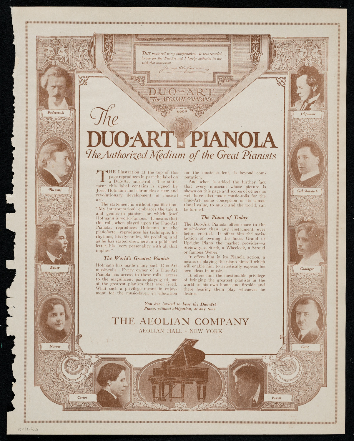 Columbus Day Celebration, October 12, 1920, program page 11