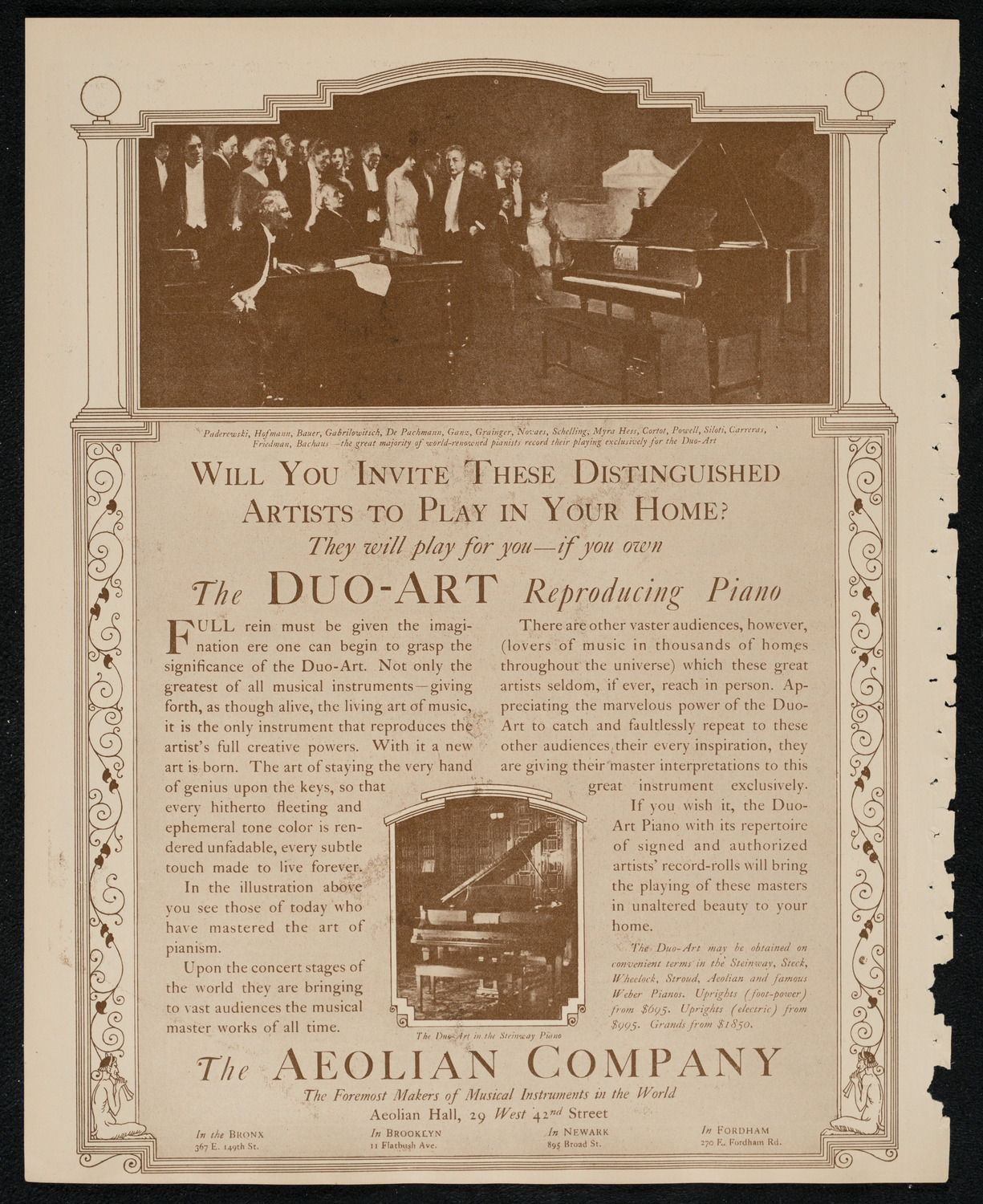 New York Symphony Orchestra, October 31, 1924, program page 2