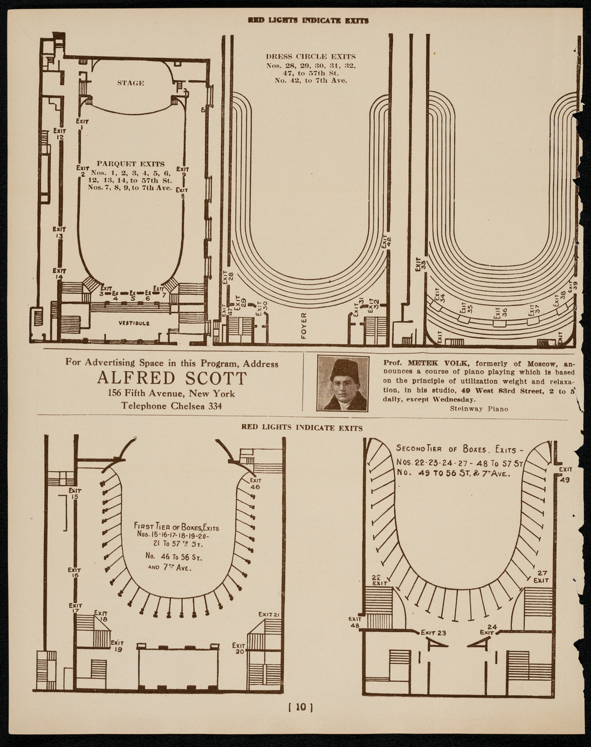 Burton Holmes Travelogue: Mexico, January 8, 1922, program page 10