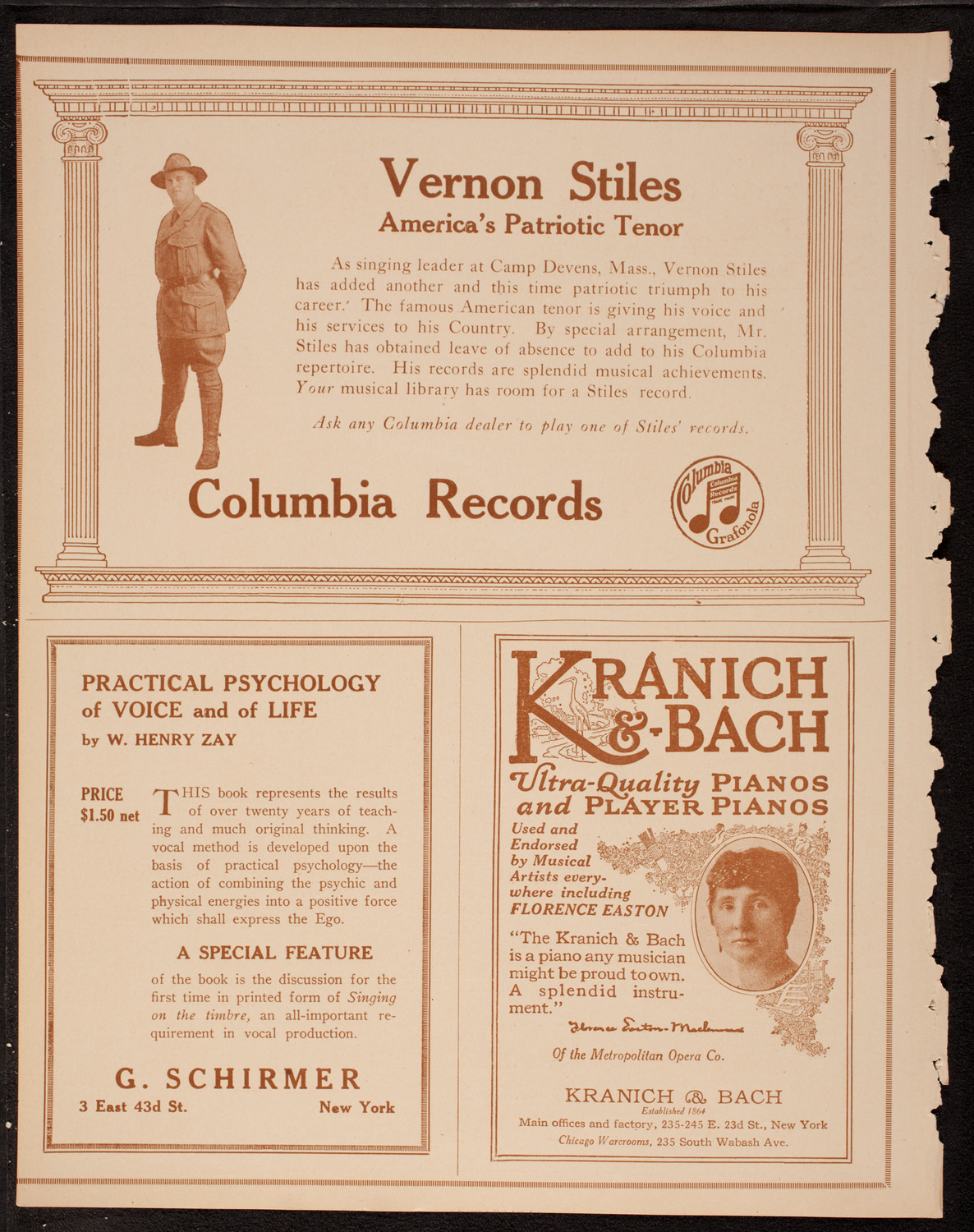New York Symphony Orchestra, December 6, 1917, program page 6