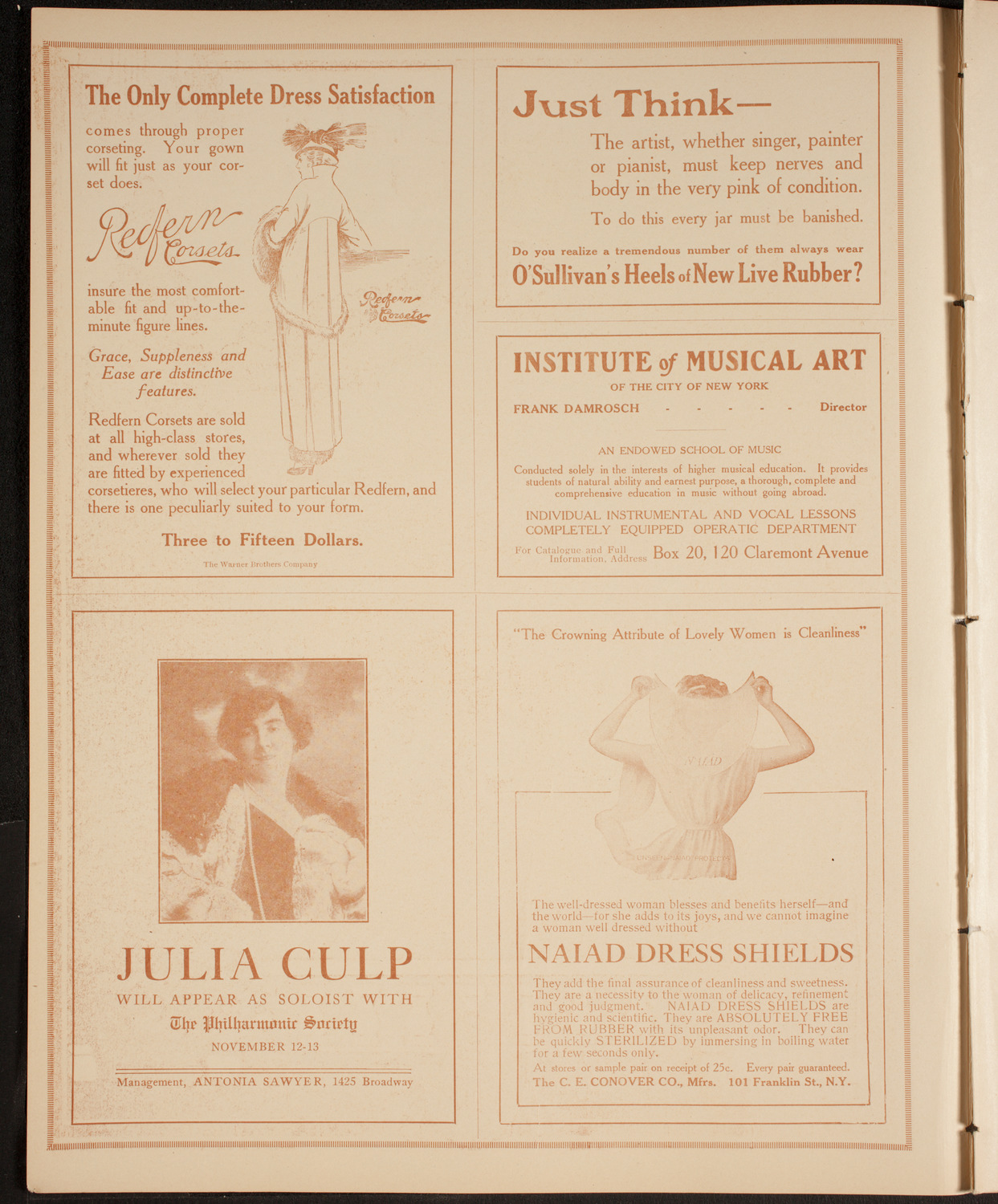 Boston Symphony Orchestra, November 5, 1914, program page 2