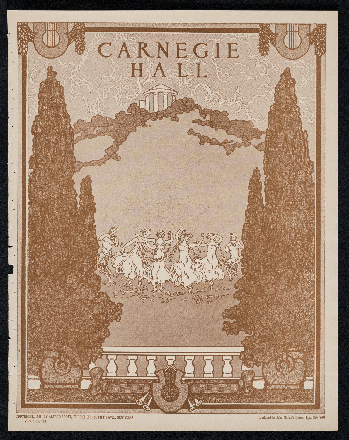 Boston Symphony Orchestra, April 5, 1923, program page 1