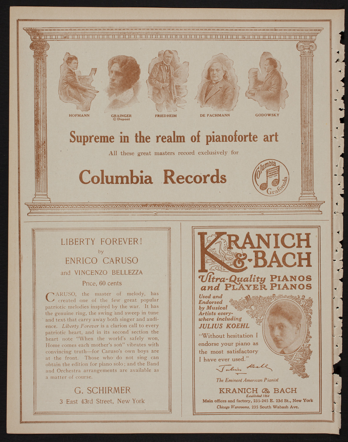 International Music Festival Chorus assisted by People's Choral Union, May 22, 1918, program page 6