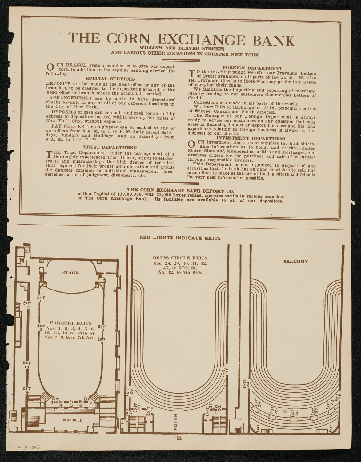 Rochester Philharmonic Orchestra, April 7, 1924, program page 11