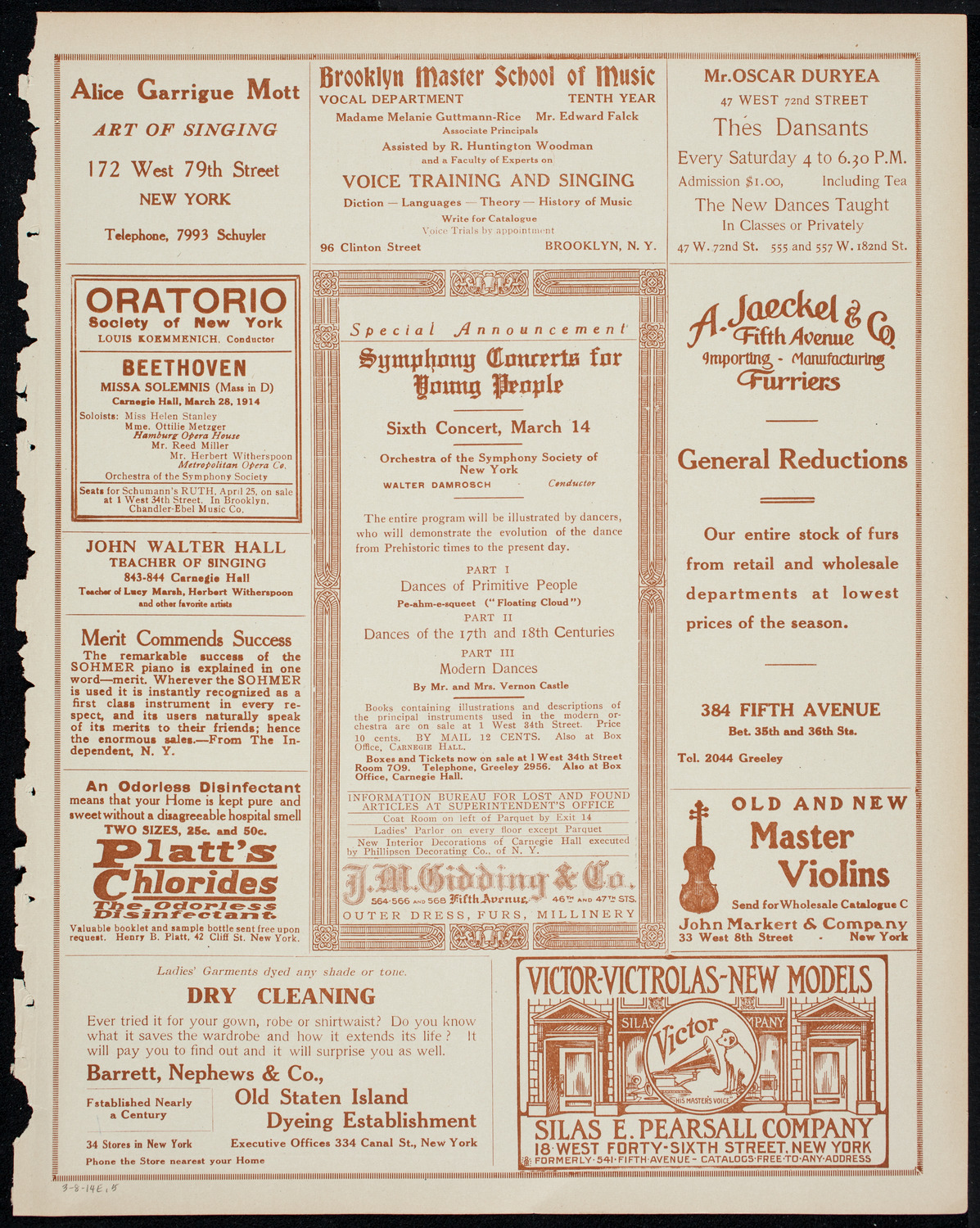 Newman Traveltalks: London -- Today, March 8, 1914, program page 9