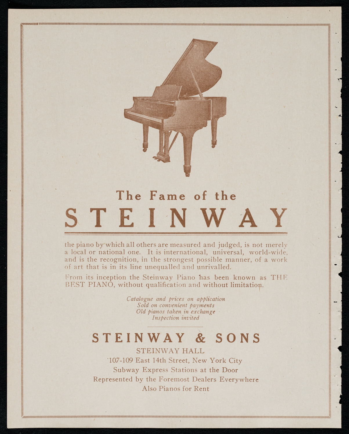 Philadelphia Orchestra, November 9, 1920, program page 4