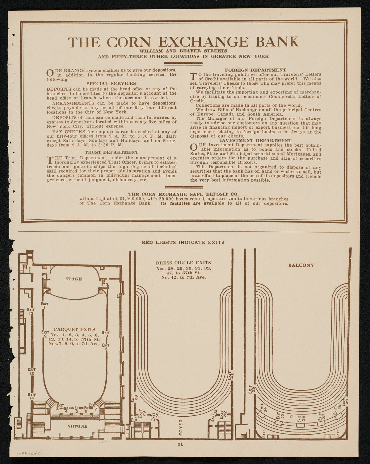 New York Symphony Orchestra: Beethoven Cycle, January 4, 1924, program page 11