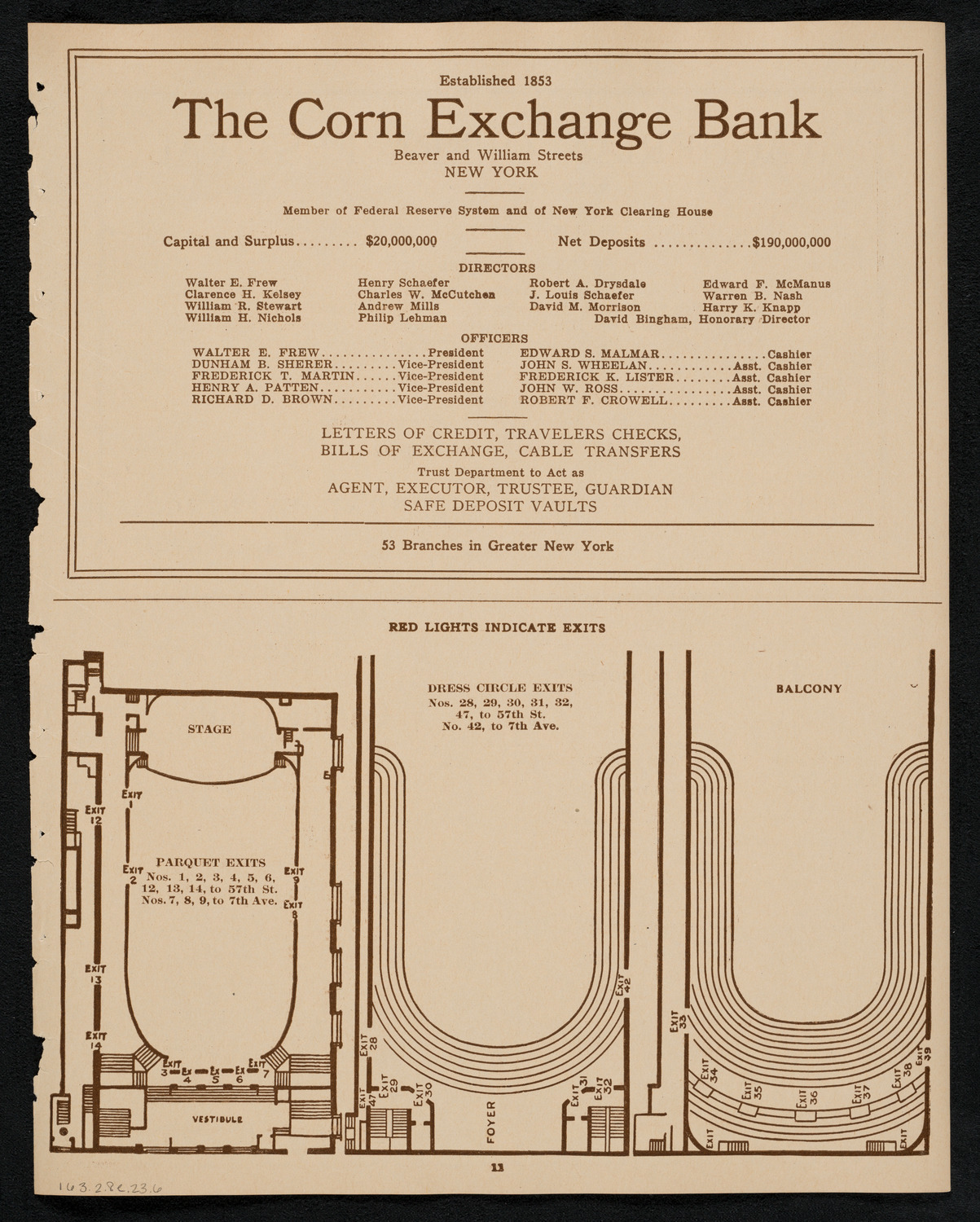 New York Philharmonic, February 8, 1923, program page 11